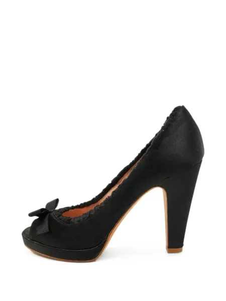 Pantofi cu toc Marc By Marc Jacobs cu funde negru