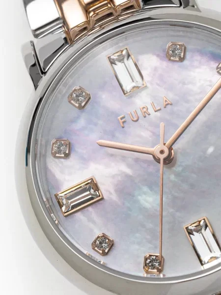 FURLA Ceas analogic auriu / argintiu