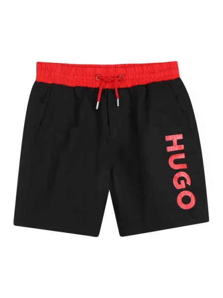 HUGO Шорти для плавання S чорний