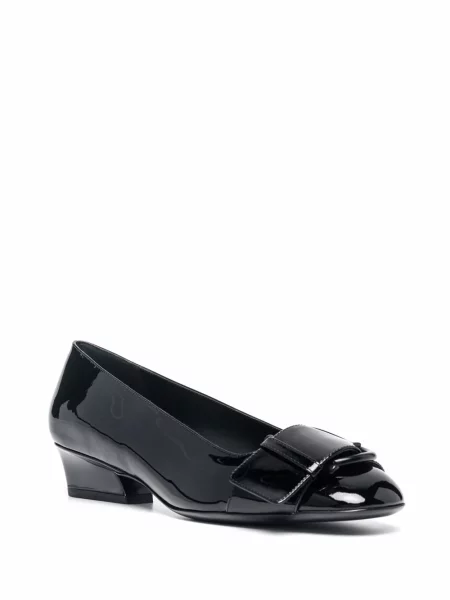 Γοβάκια Ferragamo με αγκράφα μαύρο