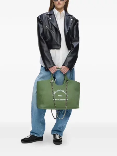 Colier Karl Lagerfeld verde