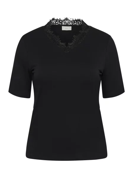 KAFFE CURVE Tricou KCCarli' negru