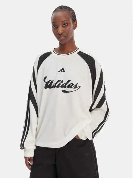 Adidas Блузка House Of Tiro білий