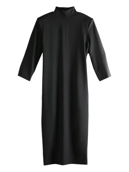 Rochie Calvin Klein cu mâneci trei sferturi de costum negru