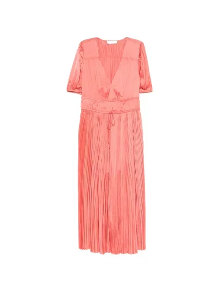 Rochie midi Ulla Johnson până la genunchi de costum roz