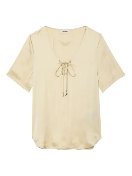 Top Zadig&voltaire din dantelă scurt