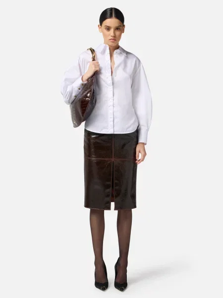Сорочка Elisabetta Franchi біла