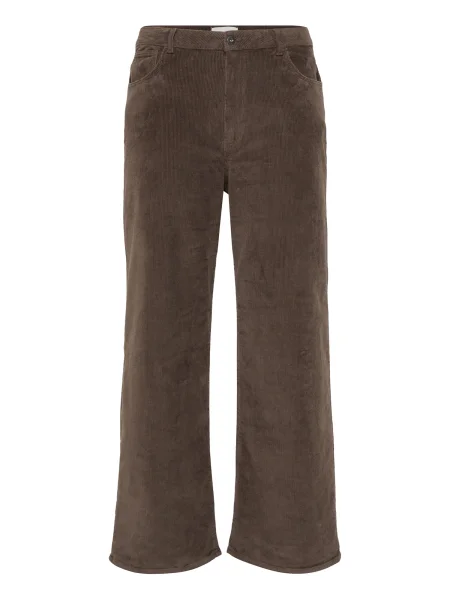 ONLY Carmakoma Nohavice CARHOPE tmavohnedá