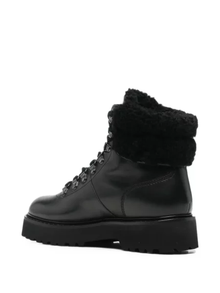 Μποτάκια Woolrich με κορδόνια με δαντέλα μαύρο
