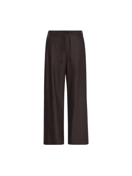 Joggery Max Mara wełniane brązowe