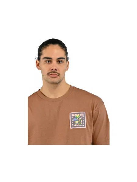 Majica Natif sa zmijskim uzorkom smeđa