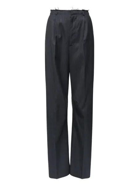 Pantaloni Mm6 Maison Margiela cu dungi gri