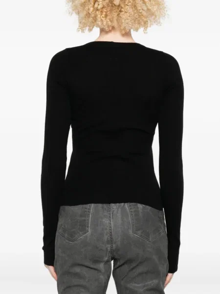 Top Rick Owens lung negru