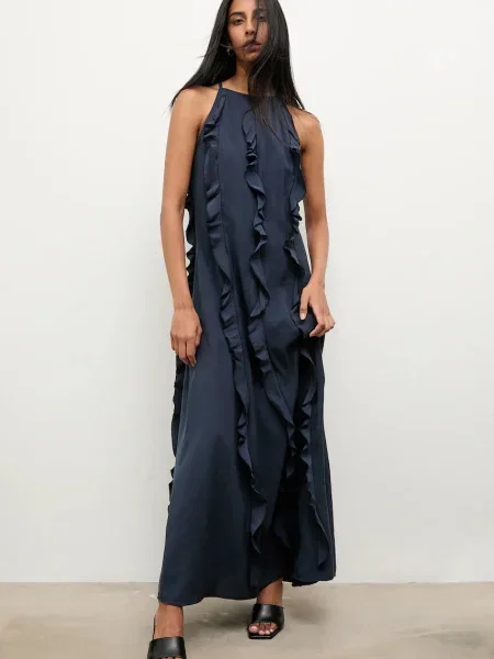 Obleka Answear.LAB mornarsko modra