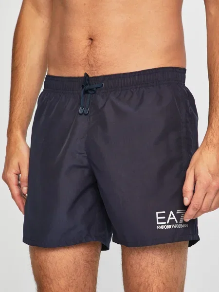 Rövid fürdőruha Ea7 Emporio Armani kék