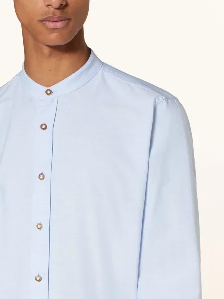 Krojová Košile Hansi Slim Fit Se Stojáčkem tmavě modrá