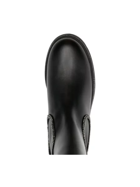 Buty do kostki Renè Caovilla skórzane czarne