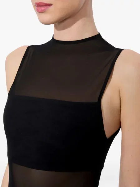 Body Alice + Olivia plasă negru