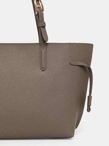 Bőr kézitáska Furla barna