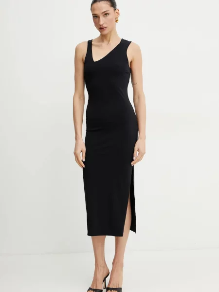 Obleka Patrizia Pepe črna