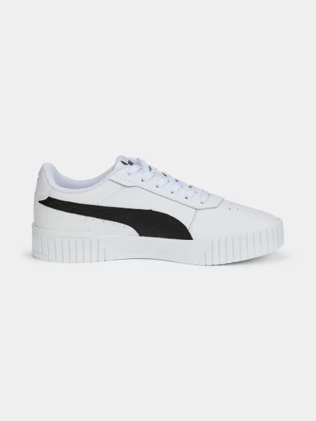 Кеди низькі PUMA Carina комбінований верх білий