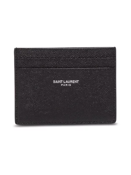 Portfel Saint Laurent skórzany czarny