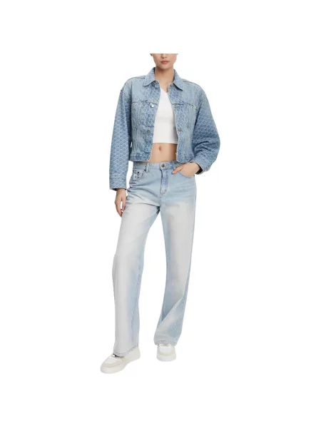 Džínová bunda Calvin Klein Jeans modrá