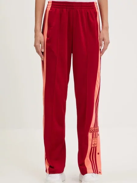 Adidas Originals pantaloni de trening Adibreak rosu cu imprimeu