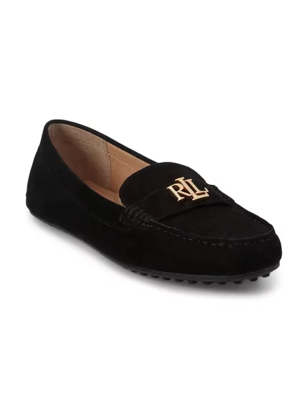 Mokasíny Lauren Ralph Lauren čierna