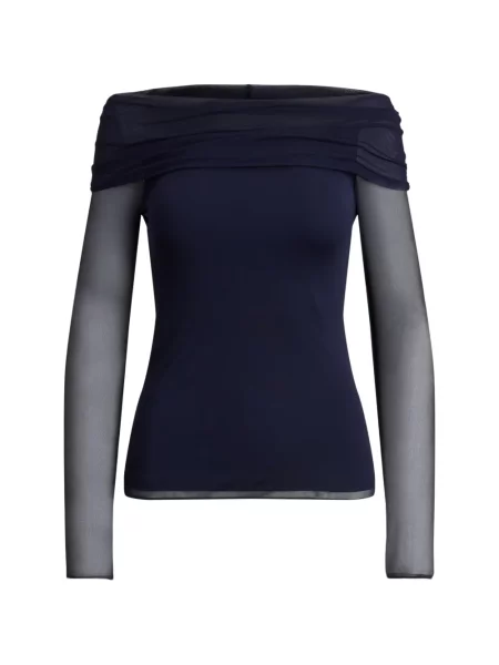 Дълго топ Ralph Lauren Collection синьо