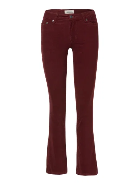 KOROSHI Pantaloni roşu închis