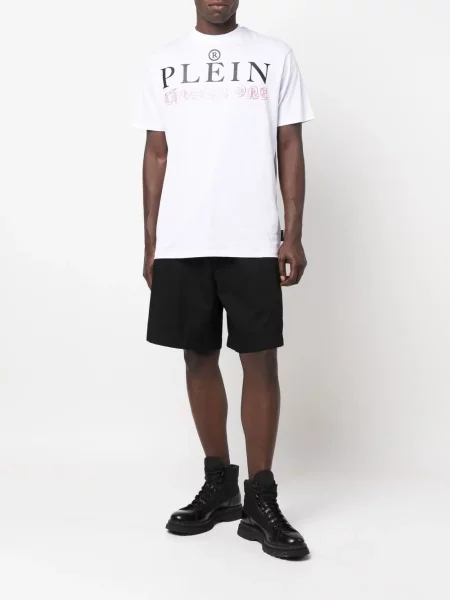 Tričko Philipp Plein s potiskem bílé