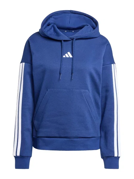 ADIDAS SPORTSWEAR Hanorac sport ESSENTIALS FLEECE albastru închis alb