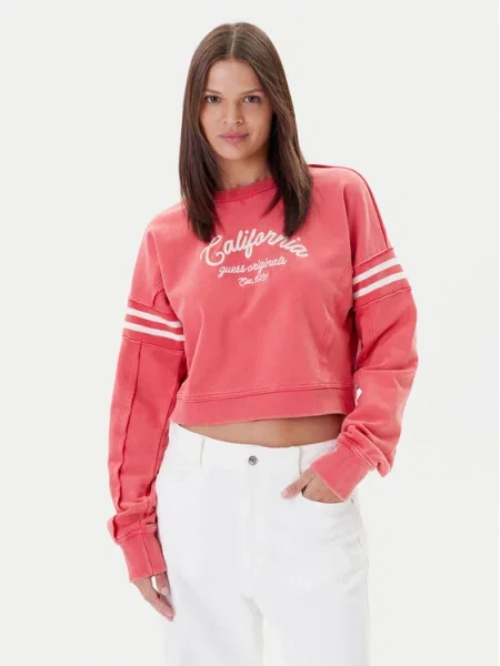 GUESS Originals Majica korala bela