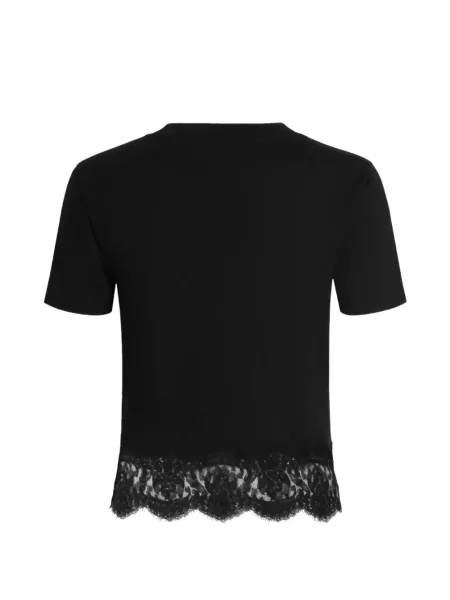 Тениска Dolce & Gabbana с кръгло деколте черно