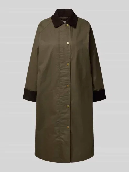 Płaszcz woskowany z listwą guzikową Gant