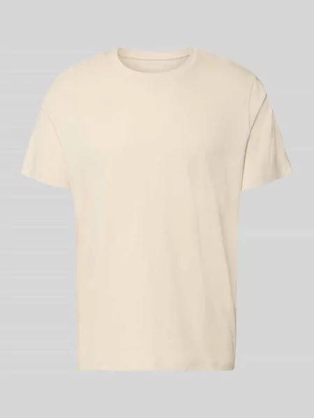 T-shirt o kroju regular fit z czystej bawełny model ‘ASPEN’ Selected Homme biała