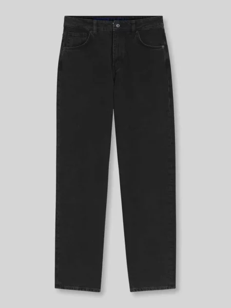 HUGO Jeansy Straight Leg czarny