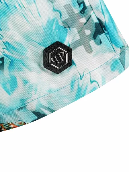 Kraťasy Philipp Plein s potiskem modré