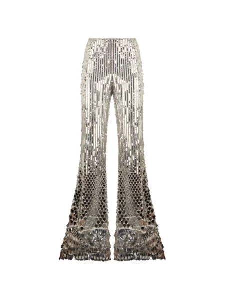 Pantaloni Alberta Ferretti cu paiete evazate