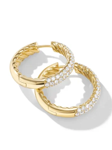 Auskarai David Yurman geltona