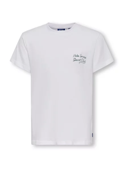 Only & Sons Junior Tricou OSJDESERT verde jad alb