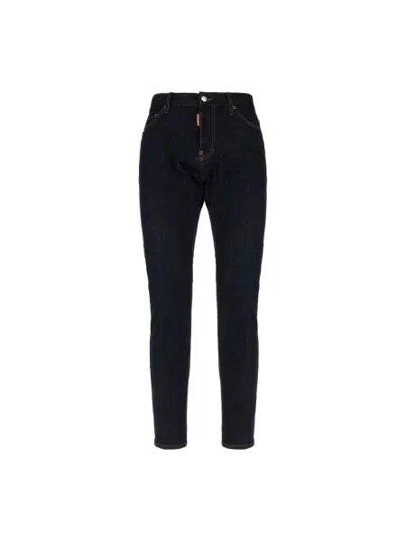 Jeansy Dsquared2 typu teddy niebieskie