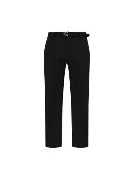 Spodnie Alexander Mcqueen z paskiem czarne
