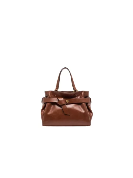 Shopperka Gianni Chiarini skórzana brązowa