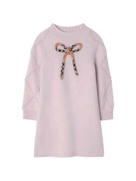 Sukienka dziecięca Burberry różowa