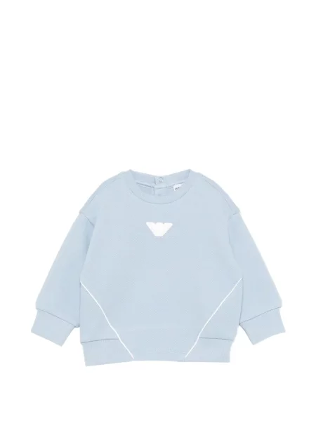 Bluza dziecięca Emporio Armani niebieska