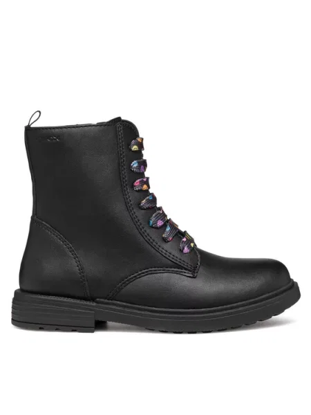 Geox Μπότες Jr Eclair S μαύρο