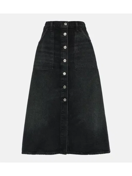 Traper suknja Citizens Of Humanity iznad koljena crna