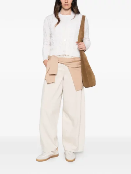 Cardigan Max Mara tricotate alb